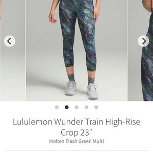lululemon wunder train High-Rise Crop 23”
